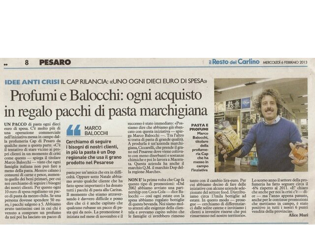 Marco articolo giornale